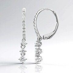 Orecchini in oro con Diamante I1 (H) (CIRARI)