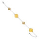 Bracciale in argento con Ambra Milky Baltica (dagen)