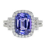 18K AAA Tanzanite Gold Ring (CIRARI)