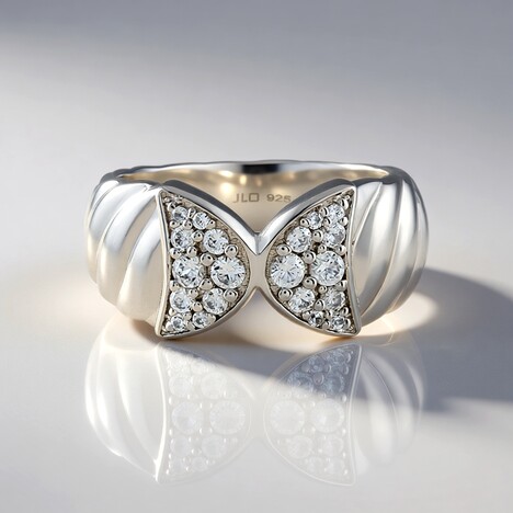 Bague en argent et Zircon