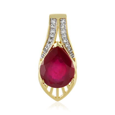 Ciondolo in argento con Rubino del Madagascar