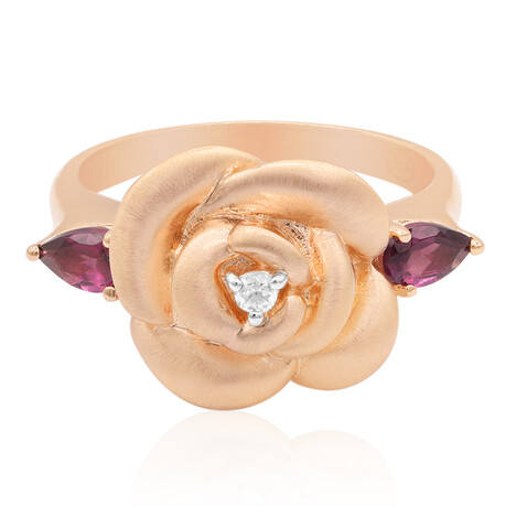 Anillo en plata con Rodolita (Remy Rotenier)