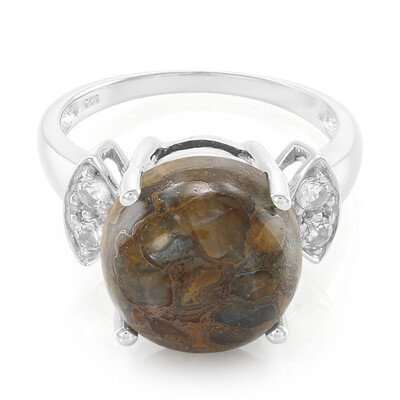 Anello in argento con Quarzo Dinosauro