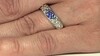 Bague en argent et Tanzanite