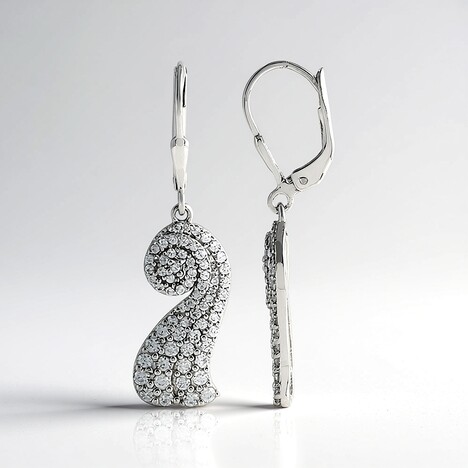 Orecchini in argento con Zircone (SAELOCANA)