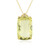 Ouro Verde Quartz Silver Necklace (Gems en Vogue)