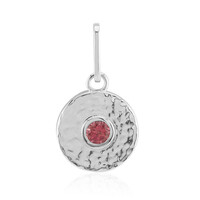 Ciondolo in argento con Tormalina Rosa Brasiliana (Pallanova)