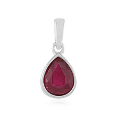 Bemainty Ruby Silver Pendant