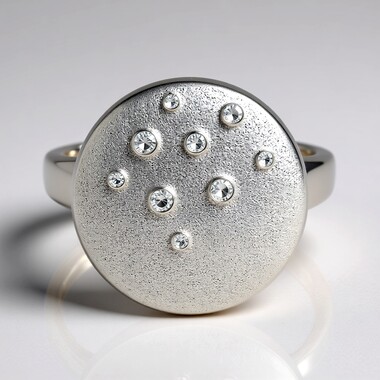 Anello in argento con Diamante I1 (G) (Annette)