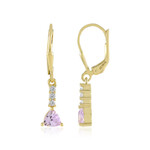 Orecchini in argento con Tanzanite (non riscaldata)