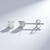 Boucles d'oreilles en argent et Topaze blanche