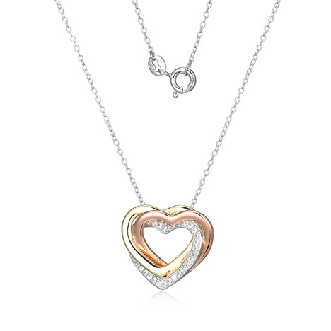 Collar en plata con Zircón (Adela Silber)