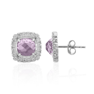 Amethyst-Silberohrringe