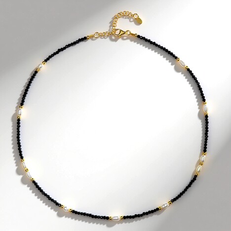 Collana in argento con Perla d'Acqua Dolce Bianca