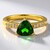 Anello in argento con Diopside Russo