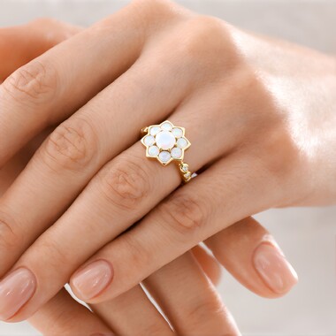 Welo-Opal-Goldring (de Melo Gold)