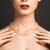 Collana in argento con Zircone Champagne