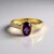 Anello in argento con Ametista Siberiana