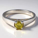 Anello in argento con Tormalina Cuprian
