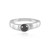 Bague en or et Diamant noir