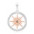Ciondolo in argento con Diamante Argyle Rose de France I1 (Annette)