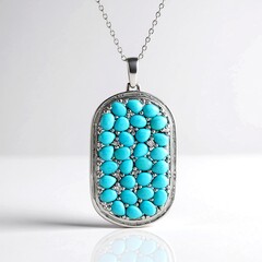 Collana in argento con Turchese Sleeping Beauty (Faszination Türkis)
