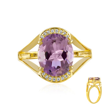 Zilveren ring met een Anahi Ametrien