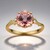 Bague en or et Tourmaline néon du Congo (Smithsonian)