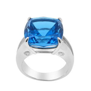 Bague en argent et Topaze de Marambaia (de Melo Essence)