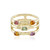 Anello in oro con Zaffiro Fancy (Adela Gold)
