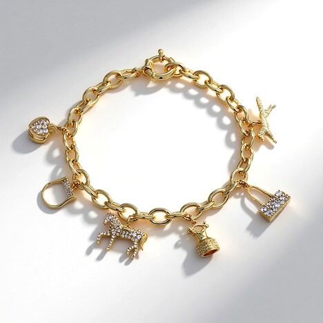 Bracciale in argento con Zircone (Adela Silber)