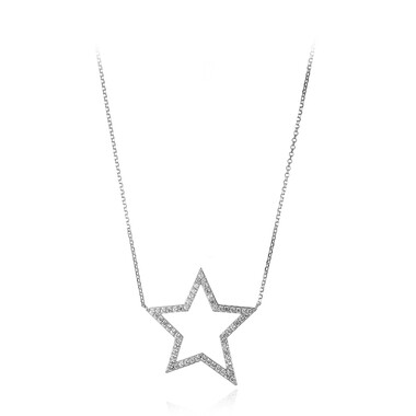 Zirkon-Silbercollier