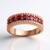 Bague en argent et Grenat Rhodolite