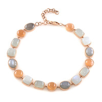 Bracciale in argento con Pietra di Luna Argentata (KM by Juwelo)