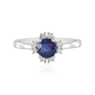 Blauer Madagaskar-Saphir-Silberring
