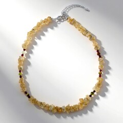 Collar en plata con Grosularia