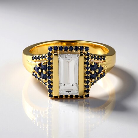 Anello in argento con Zircone (Adela Silber)