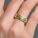 9K I2 (H) Diamond Gold Ring (de Melo)