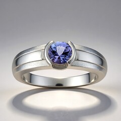 Anello in argento con Tanzanite