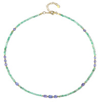 Collana in argento con Smeraldo Brasiliano