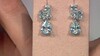 Pendientes en plata con Topacio azul cielo