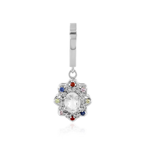 Zirkon-Silberanhänger