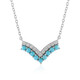 Collana in argento con Turchese Sleeping Beauty