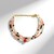 Bracciale in argento con Agata Rossa (Riya)