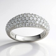 Anello in argento con Topazio Bianco (Adela Silber)