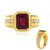 Madagascar Ruby Silver Ring (de Melo Essence)