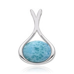 Larimar-Silberanhänger
