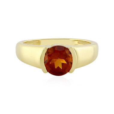 Anello in argento con Citrino Madeira