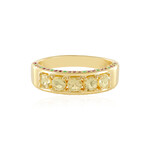 Anello in argento con Berillo Giallo