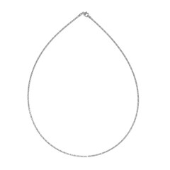 Omega-Silberhalsreif - 7,7 g - 45 cm